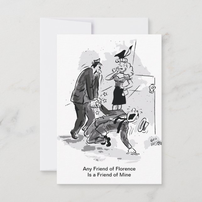 Jeder Freund von Florenz ist ein Freund von mir, l Save The Date (Vorderseite)