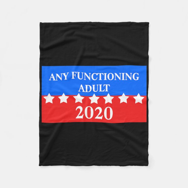 Jeder funktionierende Erwachsene 2020 Kampagne Ant Fleecedecke (Vorderseite)