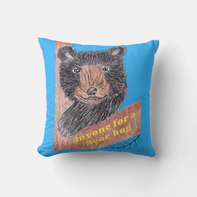 Jeder für einen Bärenumarmer Kissen (Vorderseite)