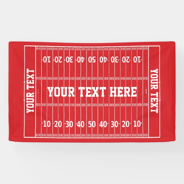 Jeder Fußball, der in Ihrem Farbgitter spielt Banner (Horizontal)