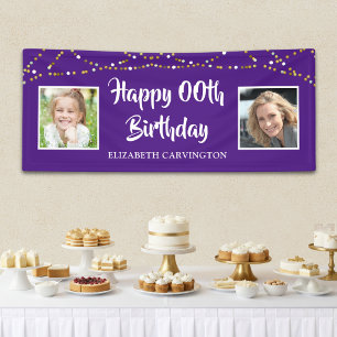 Jeder Geburtstag   Damals & Heute Fotos   Personal Banner