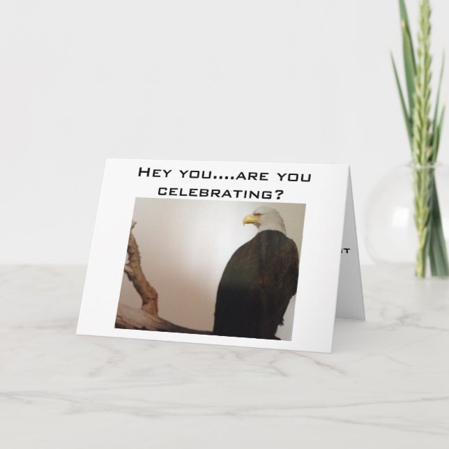 JEDER GEGLAND WILL, IHREN BIRTHTAG ZU FEIEREN KARTE (Vorderseite)