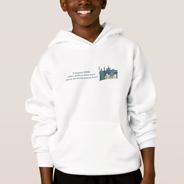 Jeder GEWINNT, wenn Kinder mehr… Hoodi lernen Hoodie (Vorderseite)