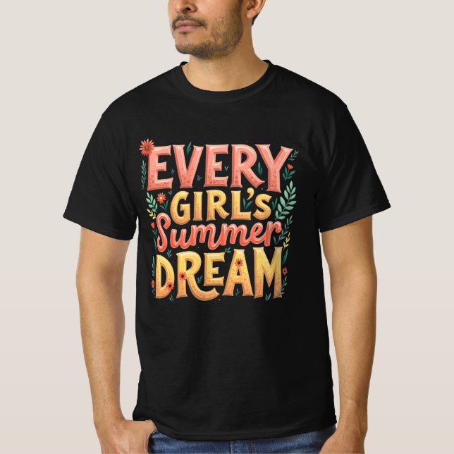 Jeder Girl Summer Dream 2 T-Shirt (Vorderseite)