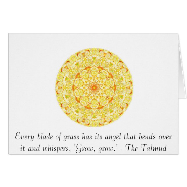 Jeder Grashalm hat seinen Engel, der Biegungen (Vorderseite (Horizontal))