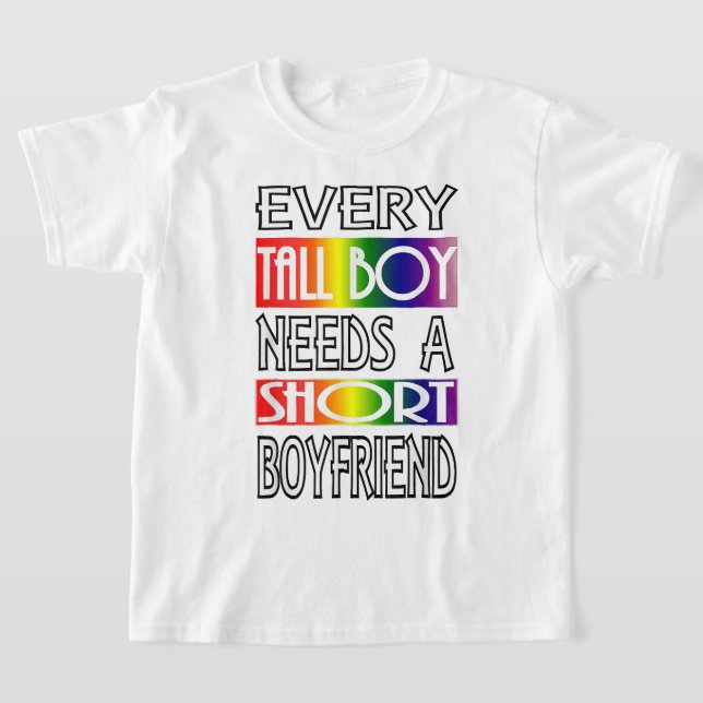 Jeder große Junge LGBTQ Prix Gay Men Gay Pride Gay T-Shirt (Ablage )