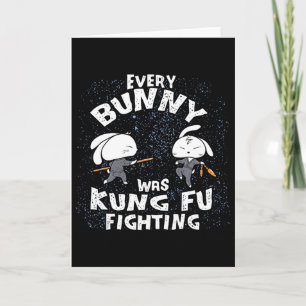 Jeder Hase war Kung Fu kämpfender Karate-Ninja-Ost Karte