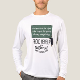 Jeder hat das Recht, dumm zu sein Sarkastischer Sp Tri-Blend Shirt