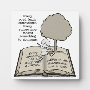 Jeder hat eine Geschichte Fotoplatte