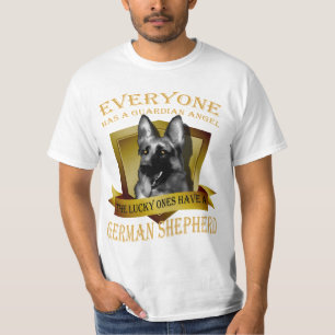 Jeder hat einen Schutzengel, Schäferhund T-Shirt