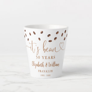 Jeder Hochzeitstag-Jahr Kaffee-Thema Milchtasse