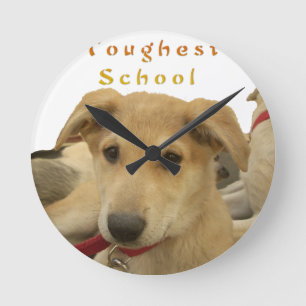 Jeder Hund hat seinen Tag Hakuna Matata Glückliche Runde Wanduhr