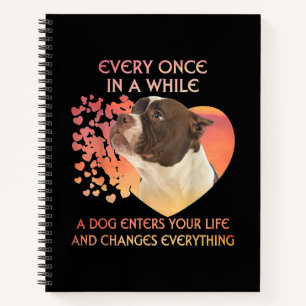 Jeder Hund in AWhile tritt in Ihr Leben Amerika ei Notizbuch