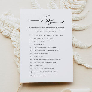 JEDER I Spy Wedding Game Card Einladung