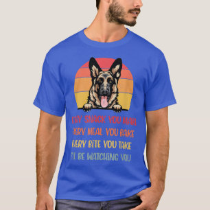 Jeder Imbiss, den Sie machen deutschen Hirten Hund T-Shirt