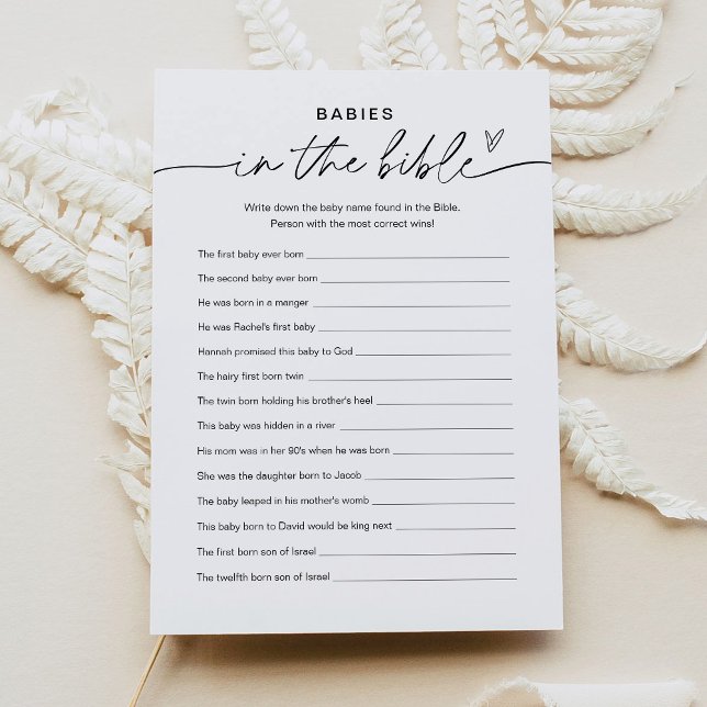 JEDER in der Bibel-Baby-Duschkarte Einladung (Von Creator hochgeladen)
