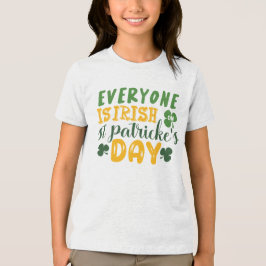 Jeder ist der irische Patrick's Day Tri-Blend Shirt