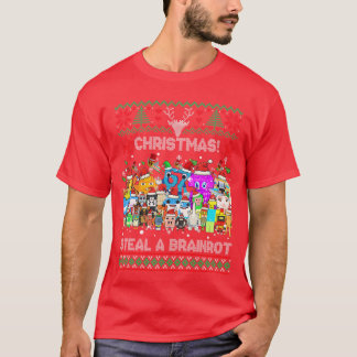 Jeder italienische Brainrot lustige Weihnachten Br T-Shirt