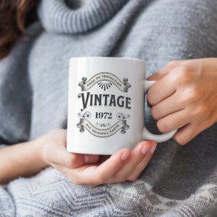 Jeder Jahrgang Geburtstag Zweifarbige Tasse