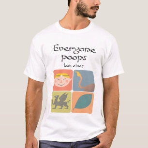 Jeder kackt aber Elfe T-Shirt