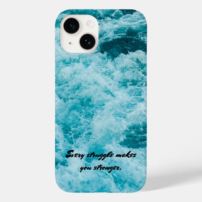 Jeder Kampf macht dich stärker. Case-Mate iPhone Hülle (Rückseite)