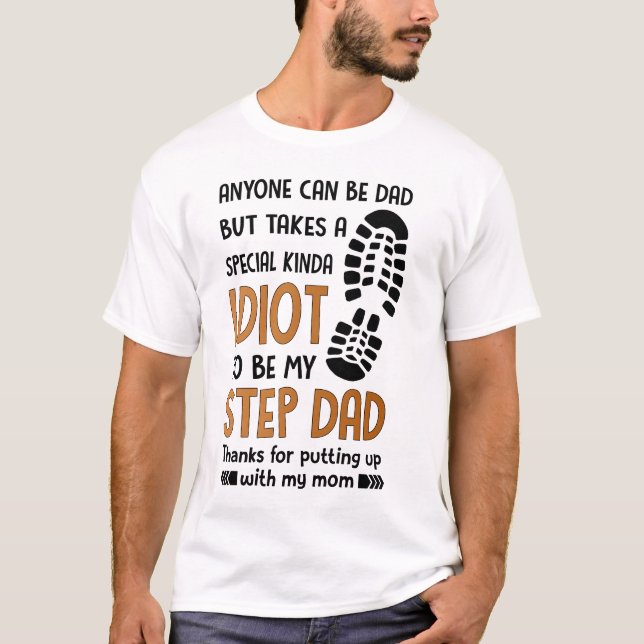 Jeder kann Vater sein, aber nimmt einen speziellen T-Shirt (Vorderseite)