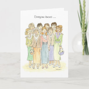 Jeder kennt die Freundschaftskarte Karte