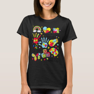 Jeder kommuniziert anders Autismus-Bewusstsein T-Shirt