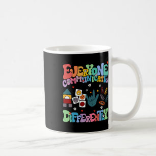 Jeder kommuniziert anders Autismus World Clo Kaffeetasse