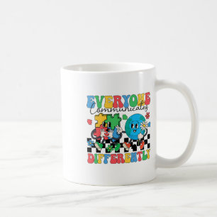 Jeder kommuniziert eine andere Sonderbildung Kaffeetasse