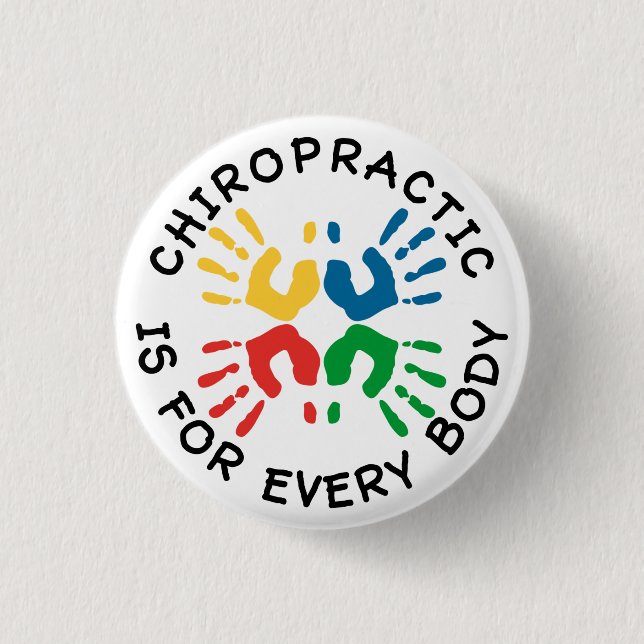 Jeder Körper Chiro Knopf Button (Vorderseite)