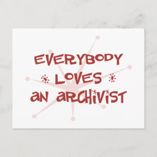 Jeder Liebe ein Archivar Postkarte