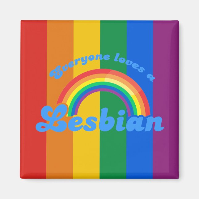 JEDER LIEBE IST LESBIER MAGNET (Vorne)