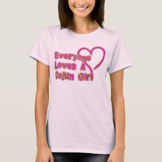 Jeder Lieben ein Cajun Mädchen T-Shirt