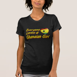 Jeder Lieben ein ghanaisches Mädchen T-Shirt