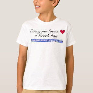 Jeder Lieben ein griechischer Junge T-Shirt