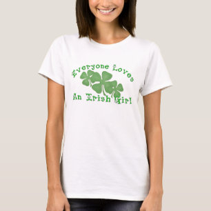 Jeder Lieben ein irisches Mädchen T-Shirt