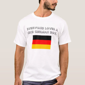 jeder Lieben ein netter deutscher Junge T-Shirt