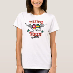 Jeder Lieben ein togoisches Mädchen T-Shirt