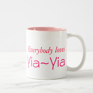 Jeder Lieben, Yia~Yia Zweifarbige Tasse