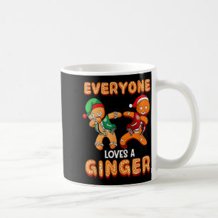 Jeder liebt einen Ingwer Lustiger Ingwerbrot Weihn Kaffeetasse