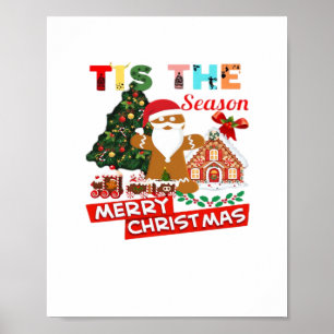 Jeder liebt einen Weihnachtsmann zu Weihnachten We Poster