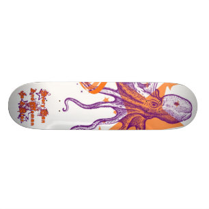 Jeder Mann und Frau und Krake ist ein Stern Skateboard