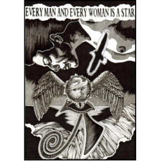 Jeder Mann und jede Frauen-Foto-Skulptur Freistehende Fotoskulptur