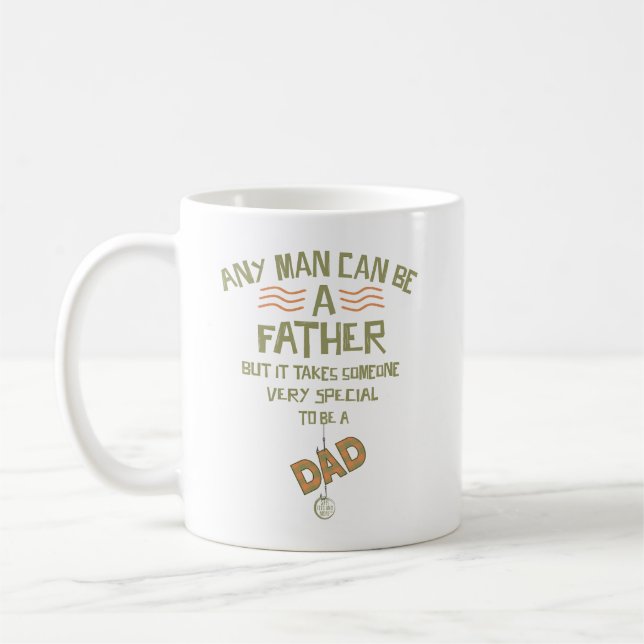 Jeder Mensch kann Vater sein Kaffeetasse (Links)