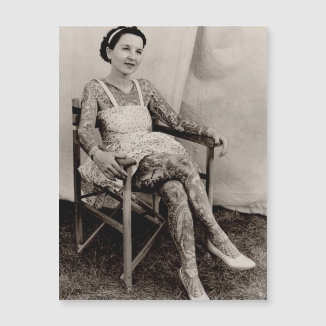 Jeder Mensch träumt von einer magnetischen Postkar Magnetkarte (Vorderseite)