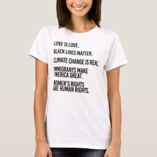 Jeder Mensch verdient Menschenrechte T-Shirt