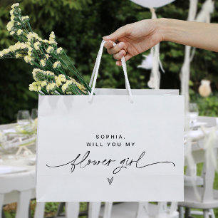 JEDER Minimalistische Blumenbeutel Große Geschenktüte