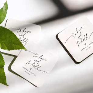 JEDER Minimalistische Hochzeitsplatz Untersetzer