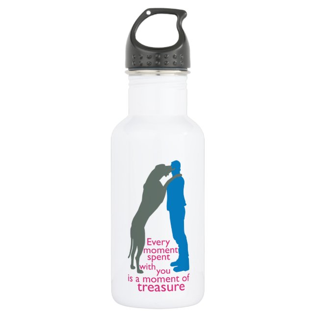 Jeder Moment Trinkflasche (Vorderseite)